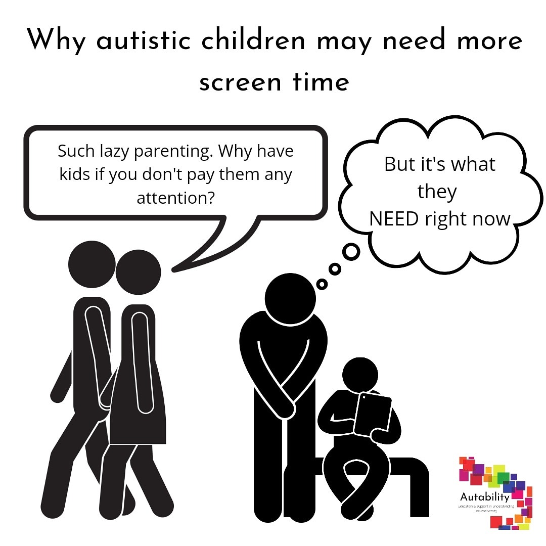 limiting screen time autism